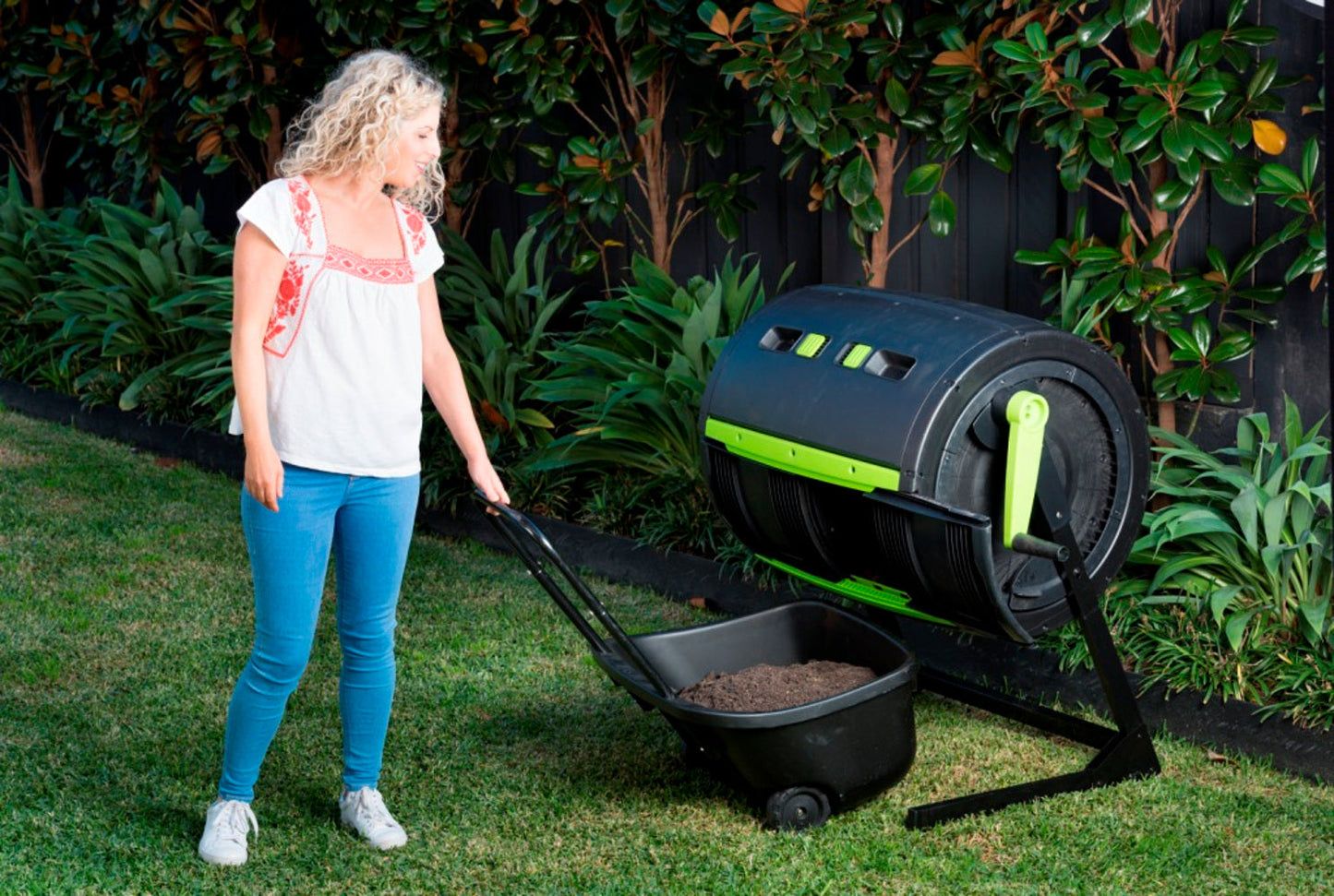 Riverstone MAZE Two Stage Compost Tumbler | Composters | Garden Forests