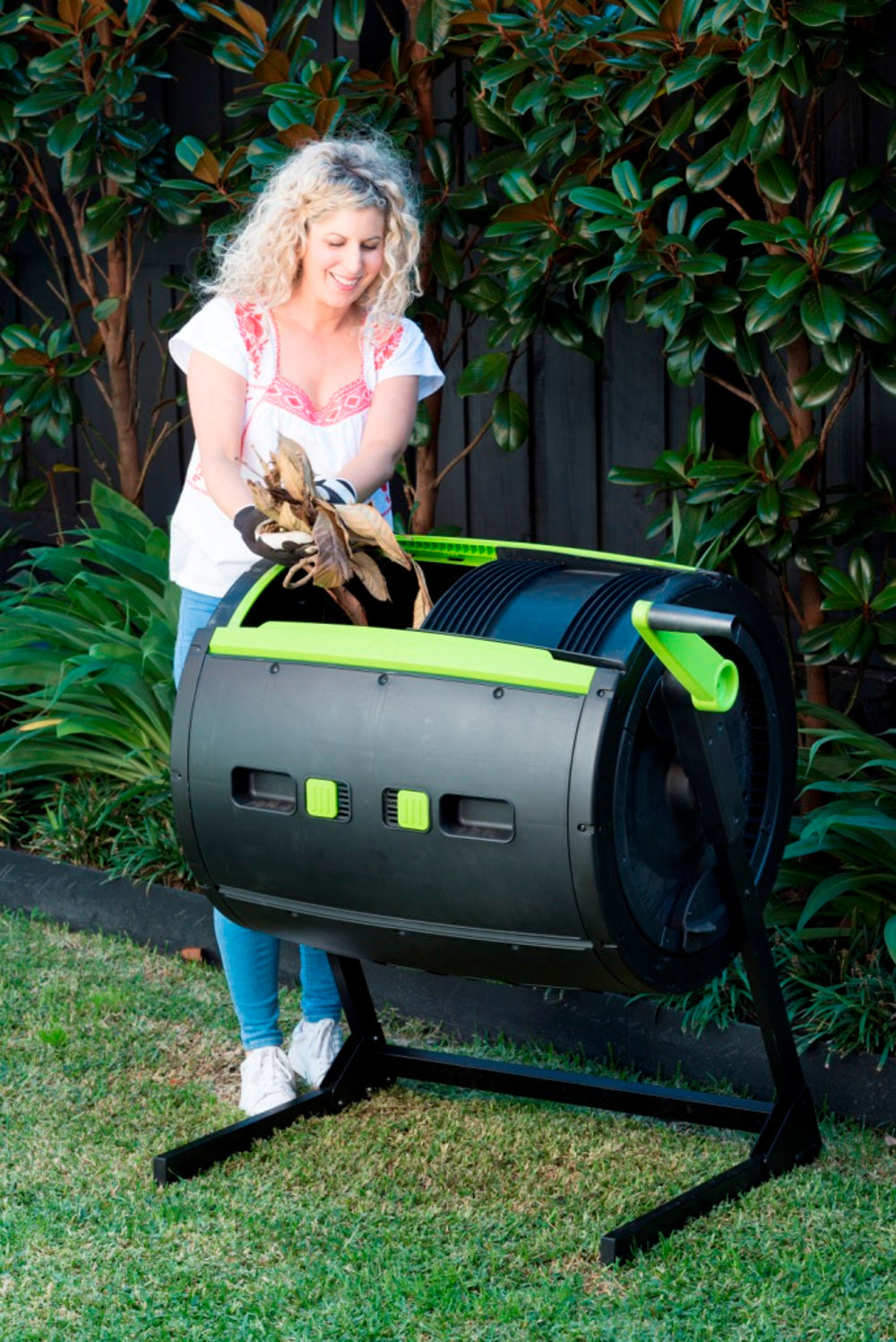 Riverstone MAZE Two Stage Compost Tumbler | Composters | Garden Forests