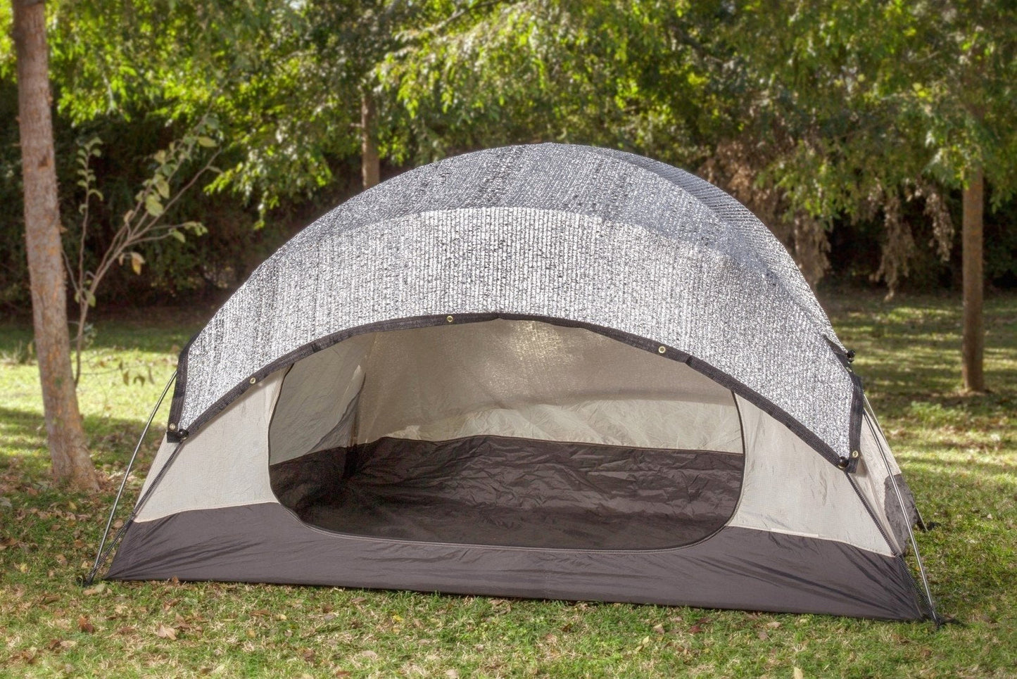 Riverstone RSI Knitted Aluminum Reflective Shade Cloth – 50% | Shade Cloth | Garden Forests