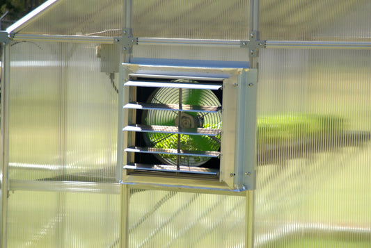 Riverstone MONT  Solar Powered Ventilation System Black & Aluminum | Greenhouse Accessories | Garden Forests