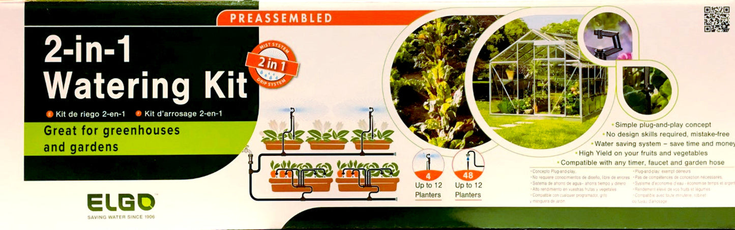Riverstone Genesis Drip Irrigation Water Kit | Drip Irrigation | Garden Forests