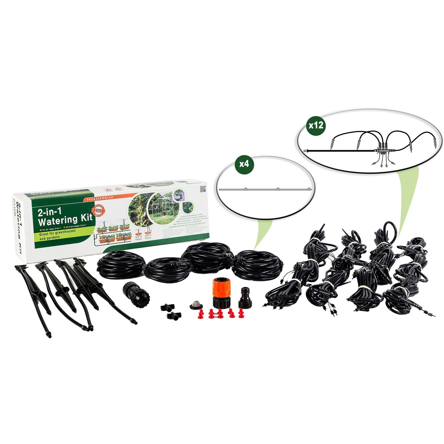 Riverstone Genesis Drip Irrigation Water Kit | Drip Irrigation | Garden Forests