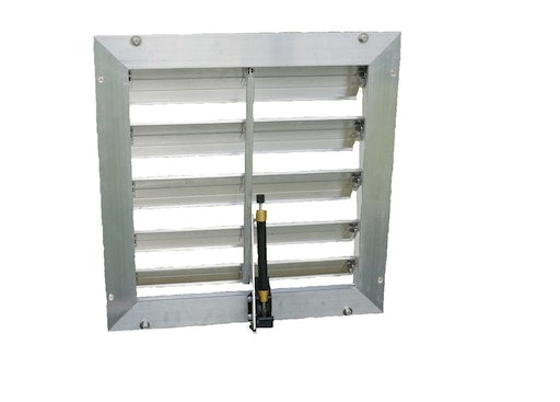 Riverstone RSI Louver Wall Mounted Window With Solar Powered Opener | Greenhouses | Garden Forests