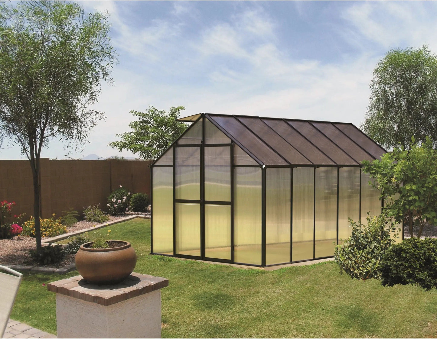  Riverstone MONT Greenhouse Kit (Black Finish) | Greenhouses | Garden Forests