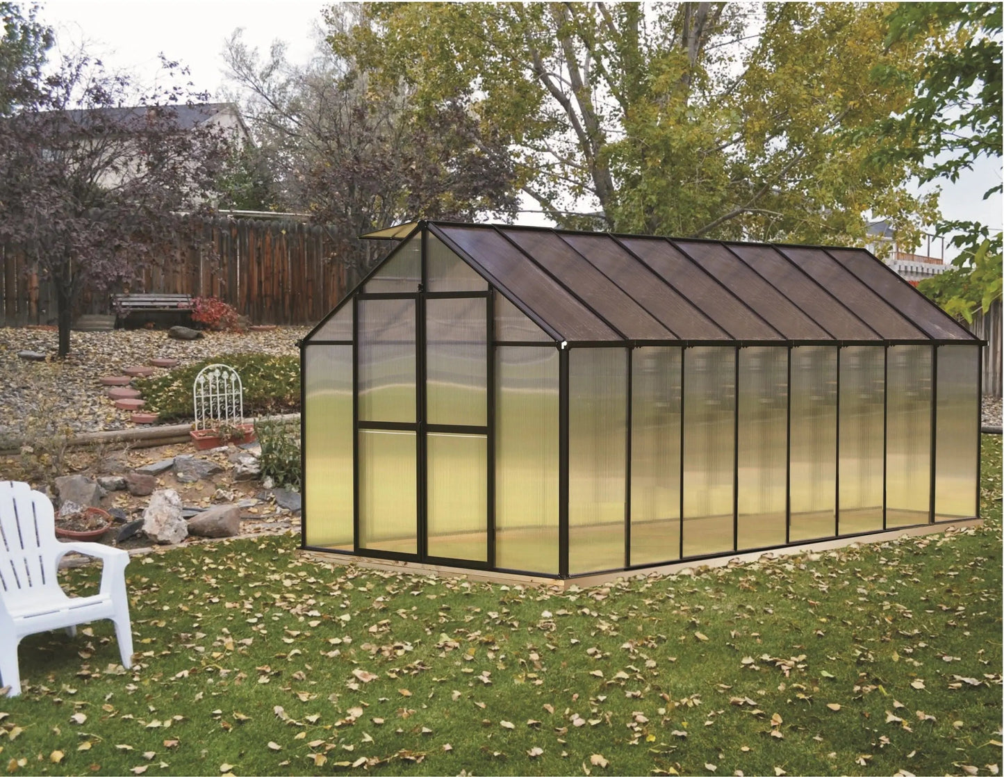  Riverstone MONT Greenhouse Kit (Black Finish) | Greenhouses | Garden Forests