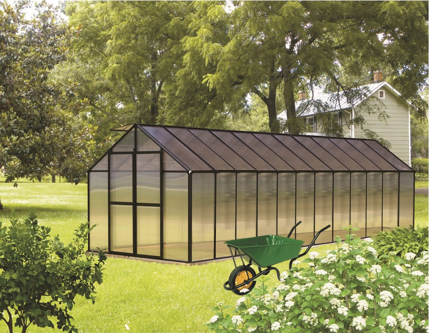  Riverstone MONT Greenhouse Kit (Black Finish) | Greenhouses | Garden Forests