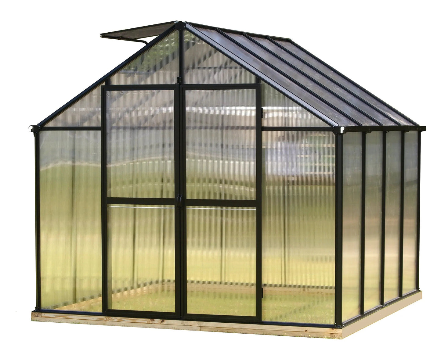  Riverstone MONT Greenhouse Kit (Black Finish) | Greenhouses | Garden Forests