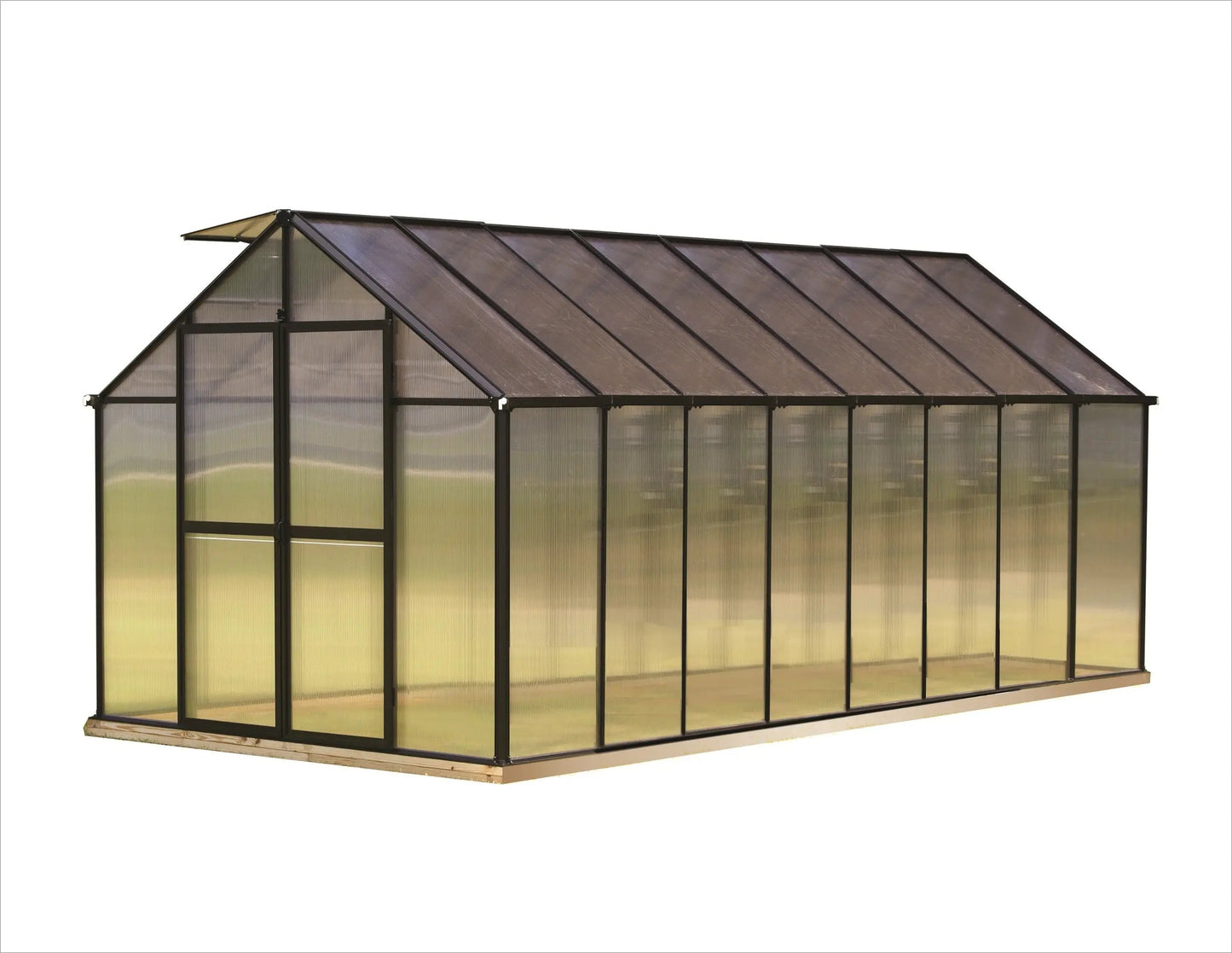  Riverstone MONT Greenhouse Kit (Black Finish) | Greenhouses | Garden Forests