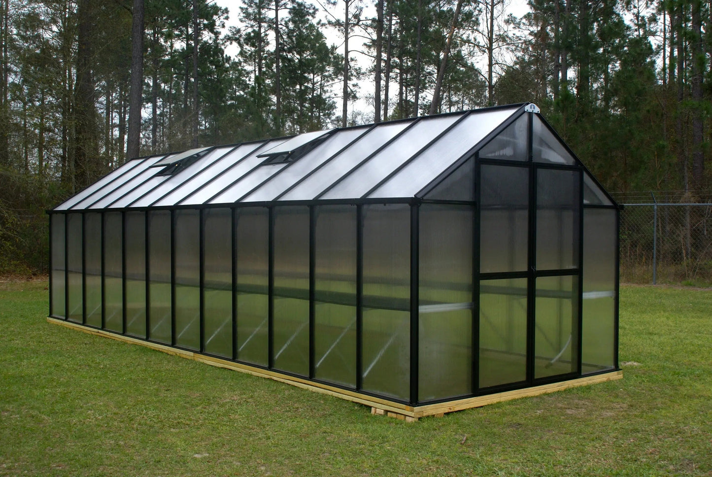  Riverstone MONT Greenhouse Kit (Black Finish) | Greenhouses | Garden Forests