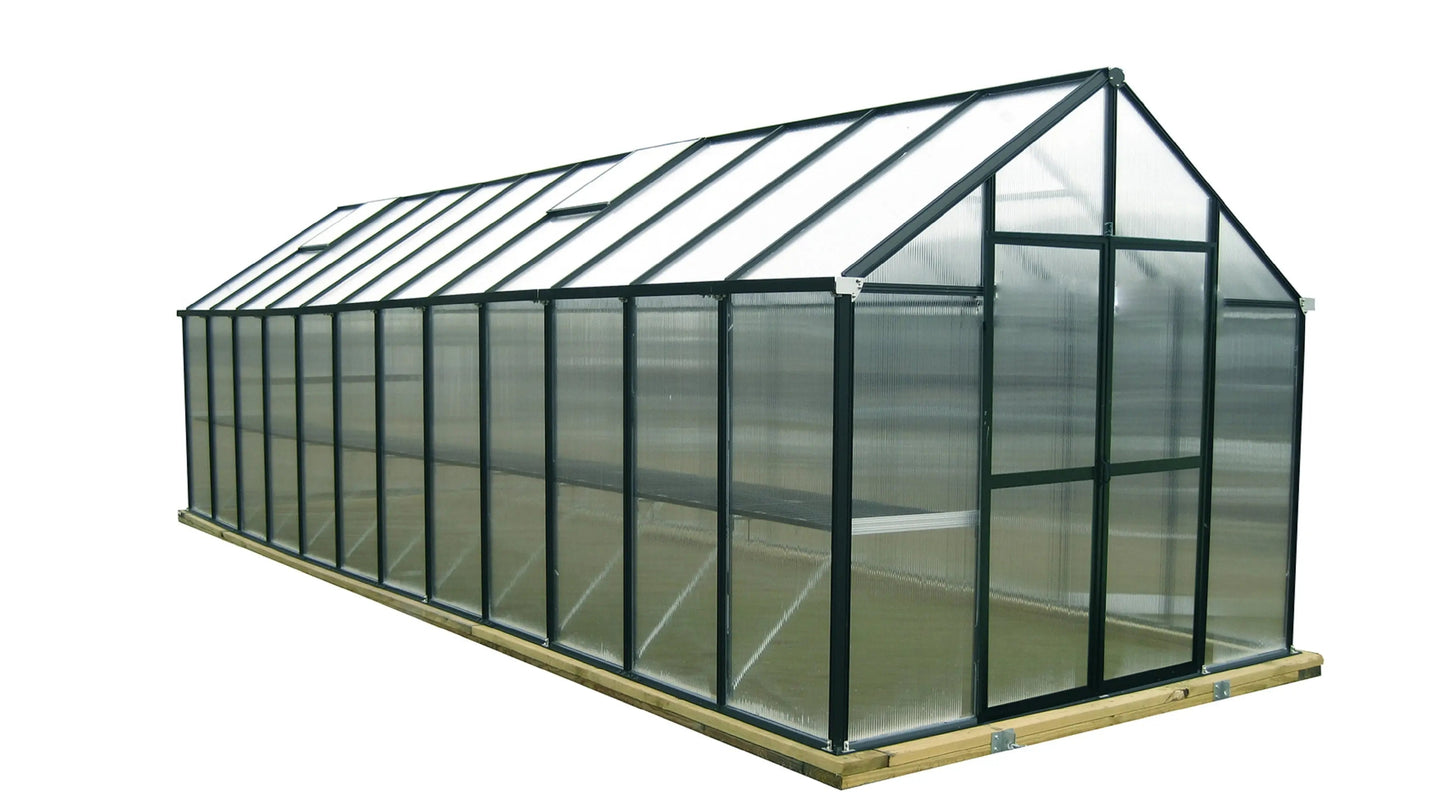  Riverstone MONT Greenhouse Kit (Black Finish) | Greenhouses | Garden Forests