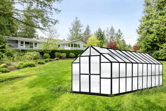 Riverstone MONT Growers Edition Greenhouse Kit (Black Finish) | Greenhouses | Garden Forests