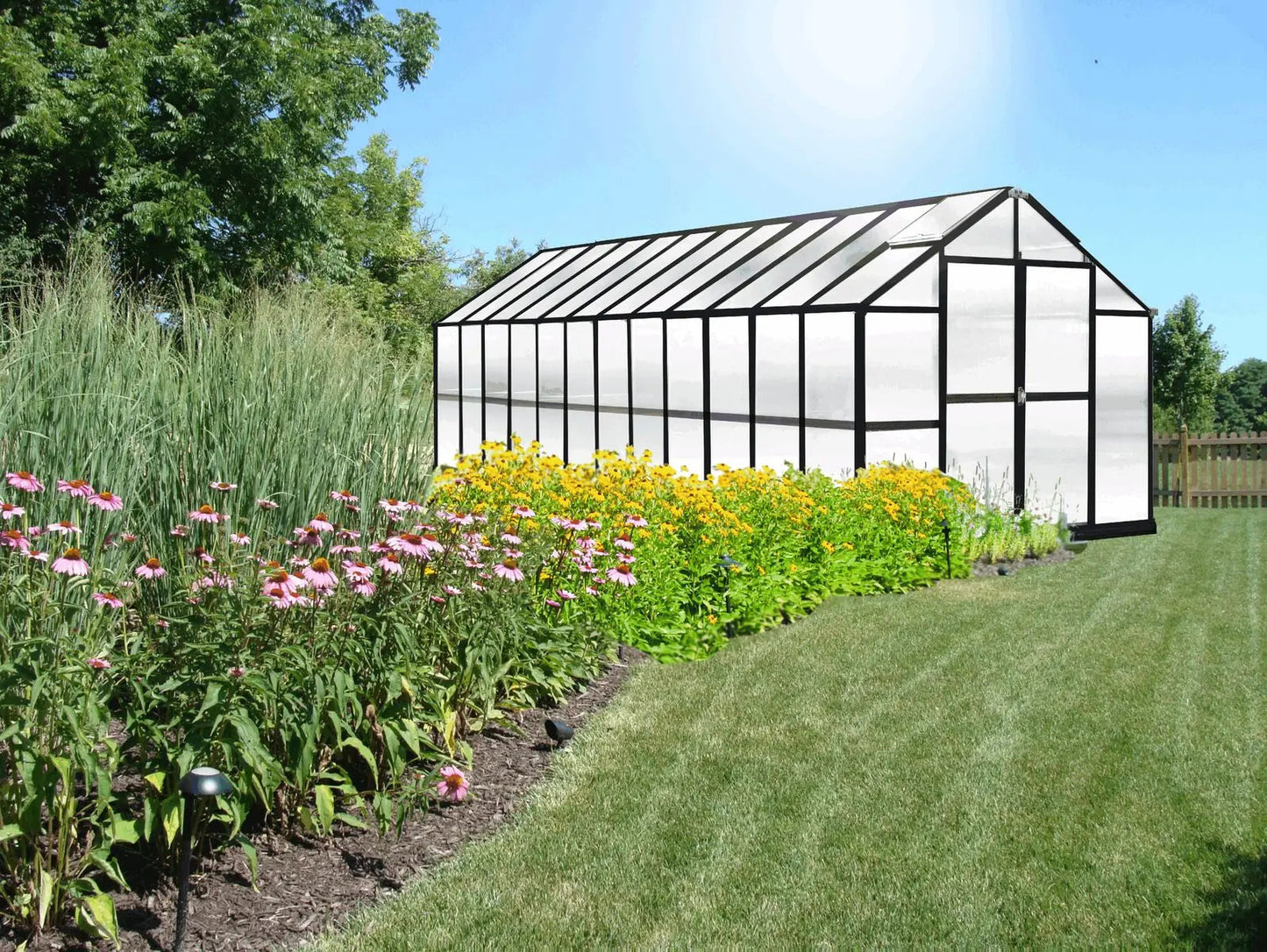  Riverstone MONT Growers Edition Greenhouse Kit (Black Finish) | Greenhouses | Garden Forests