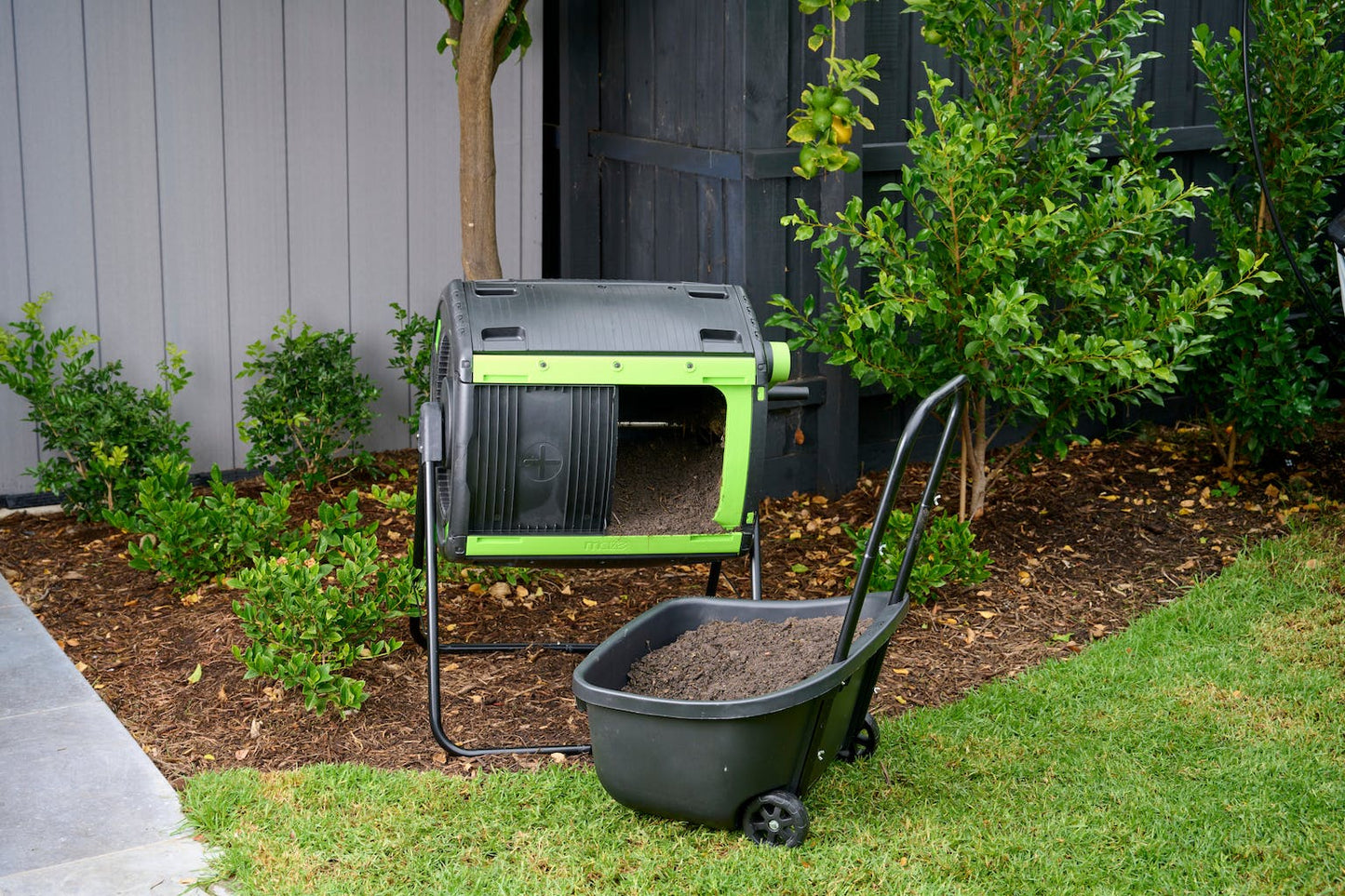  Riverstone RSI-Maze 48 Gallon Geared Two Compartment Compost Tumbler | Composters | Garden Forests